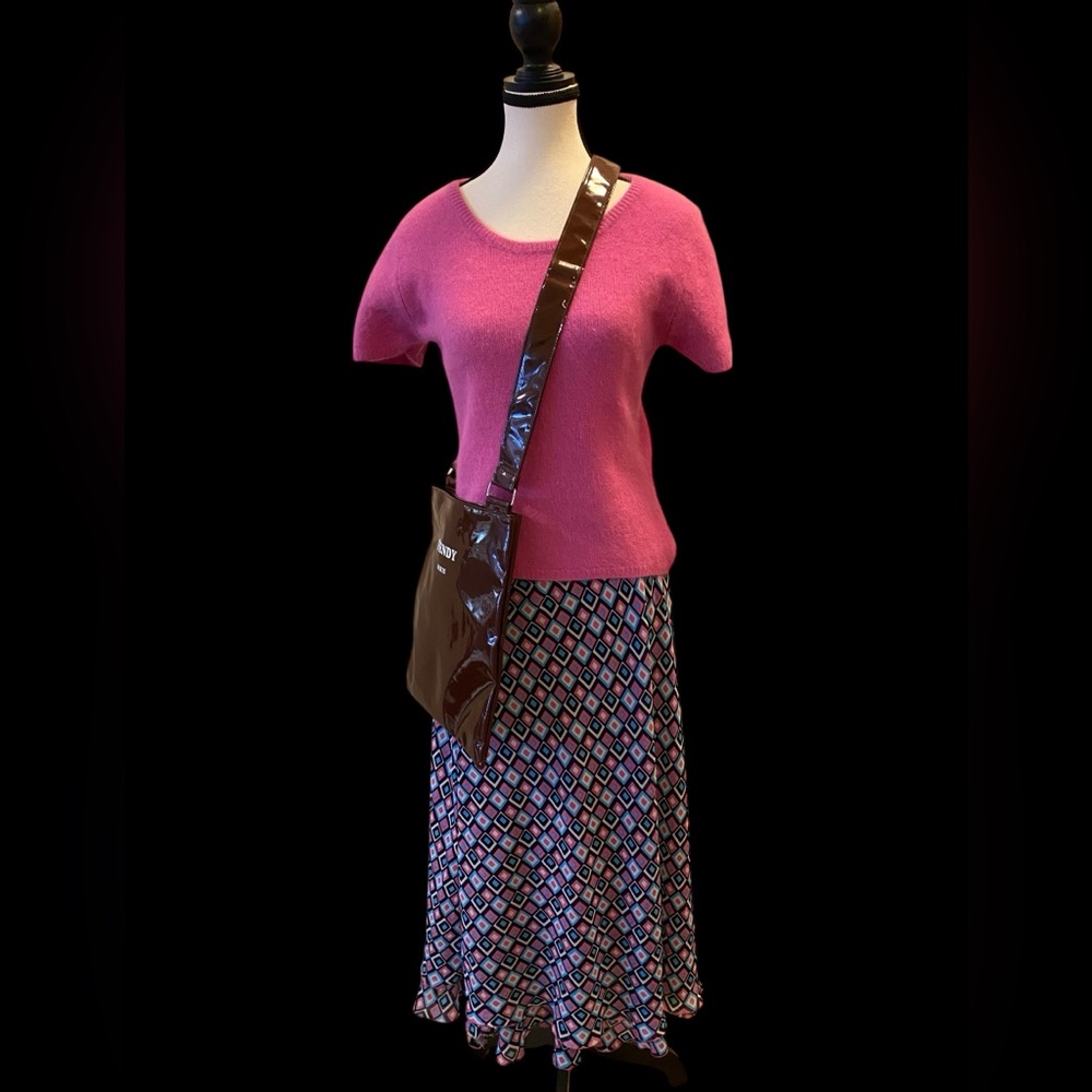 Geometric Patterned Maxi Skirt Size XL